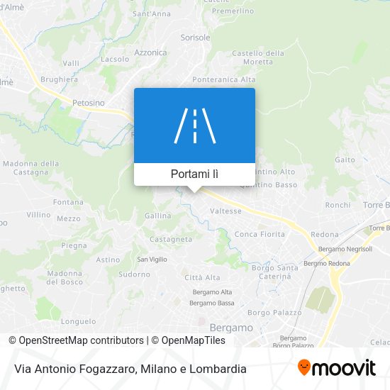 Mappa Via Antonio Fogazzaro