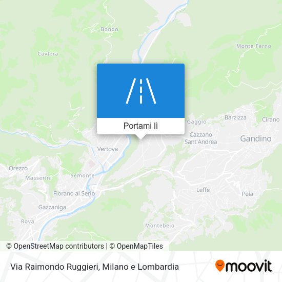 Mappa Via Raimondo Ruggieri