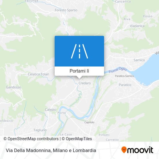 Mappa Via Della Madonnina