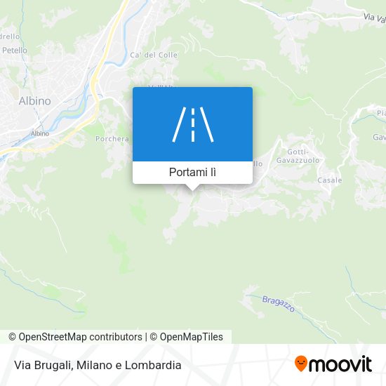 Mappa Via Brugali