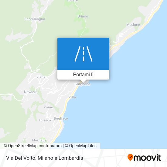Mappa Via Del Volto