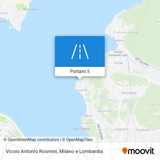 Mappa Vicolo Antonio Rosmini