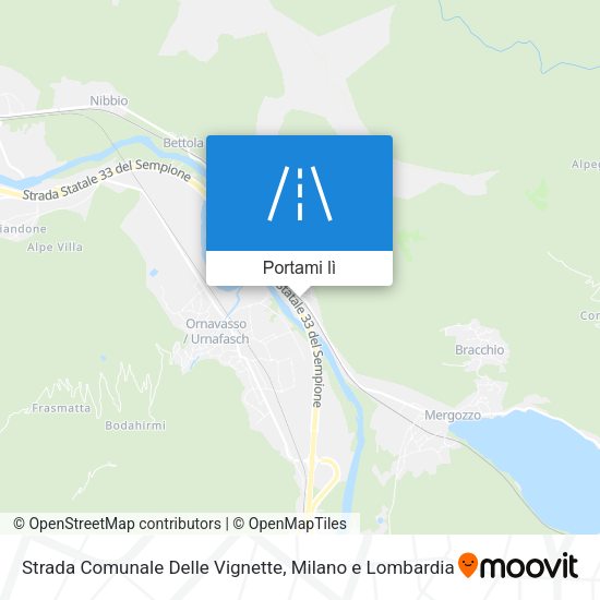 Mappa Strada Comunale Delle Vignette