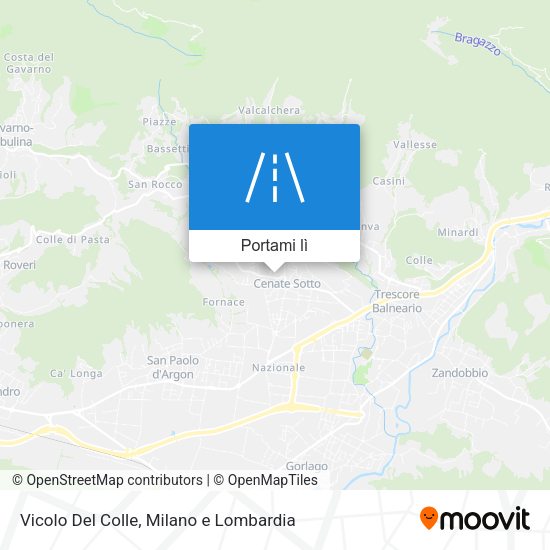 Mappa Vicolo Del Colle
