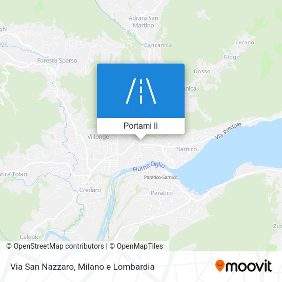 Mappa Via San Nazzaro