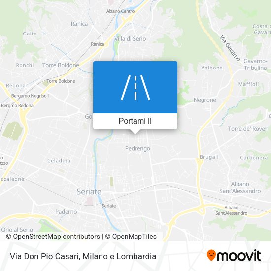 Mappa Via Don Pio Casari