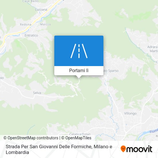 Mappa Strada Per San Giovanni Delle Formiche