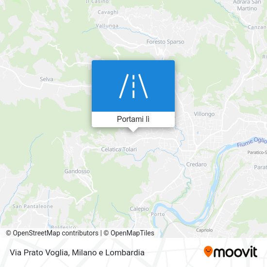 Mappa Via Prato Voglia