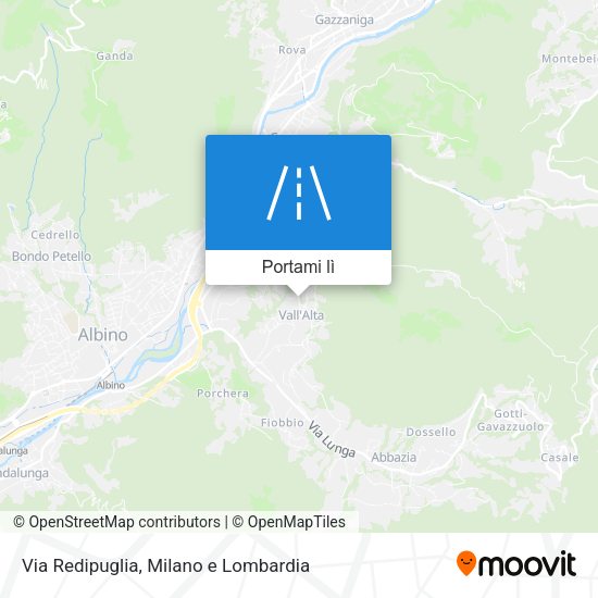 Mappa Via Redipuglia