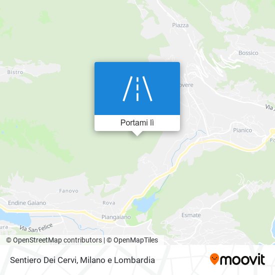 Mappa Sentiero Dei Cervi