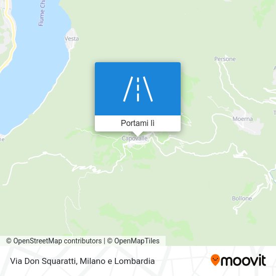 Mappa Via Don Squaratti