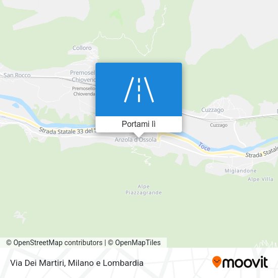 Mappa Via Dei Martiri