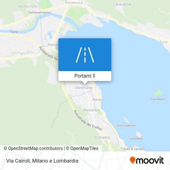 Mappa Via Cairoli