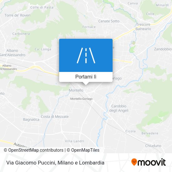 Mappa Via Giacomo Puccini