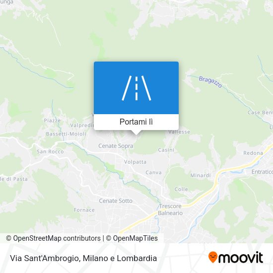 Mappa Via Sant'Ambrogio