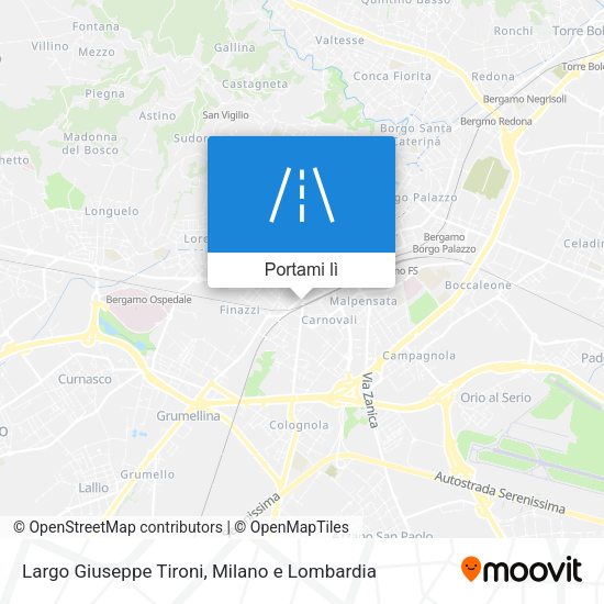 Mappa Largo Giuseppe Tironi