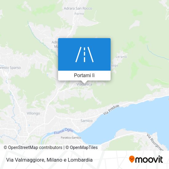 Mappa Via Valmaggiore
