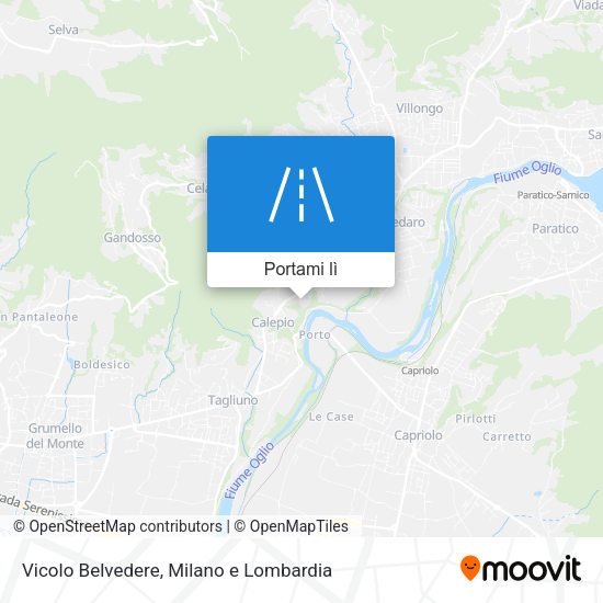 Mappa Vicolo Belvedere