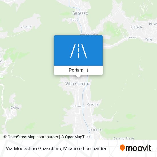Mappa Via Modestino Guaschino
