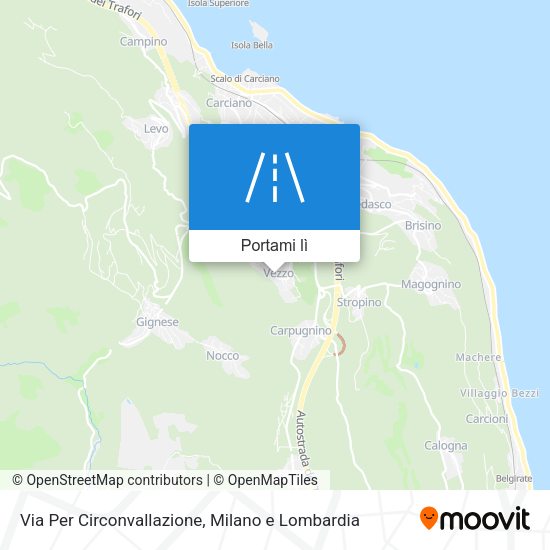 Mappa Via Per Circonvallazione