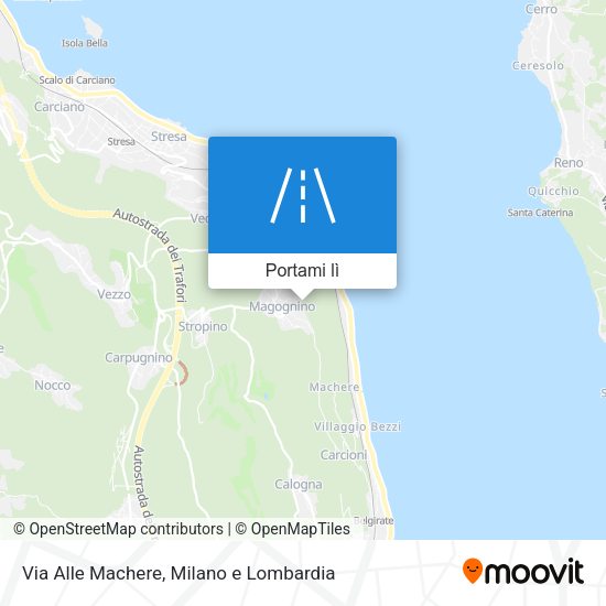 Mappa Via Alle Machere