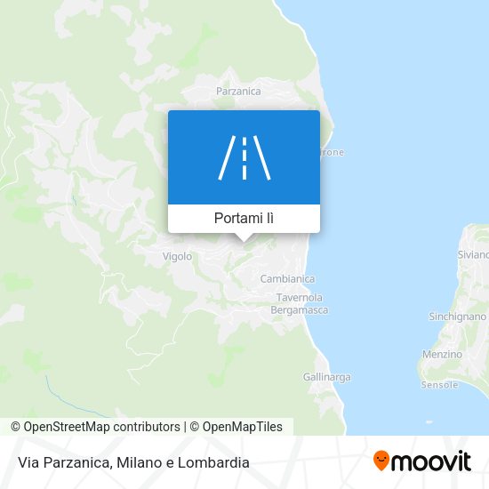 Mappa Via Parzanica