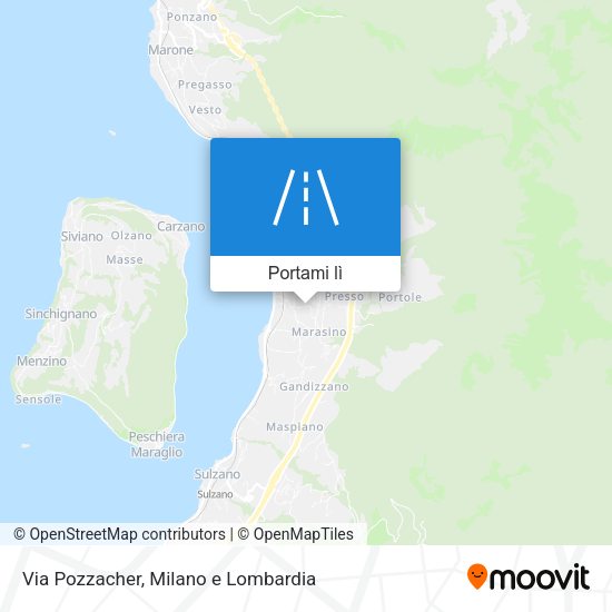 Mappa Via Pozzacher