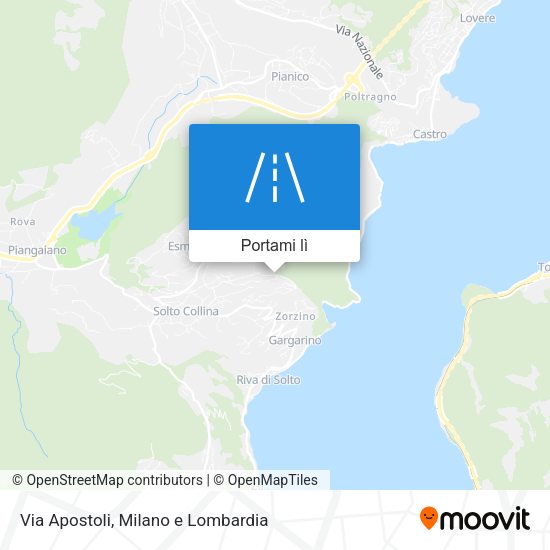 Mappa Via Apostoli