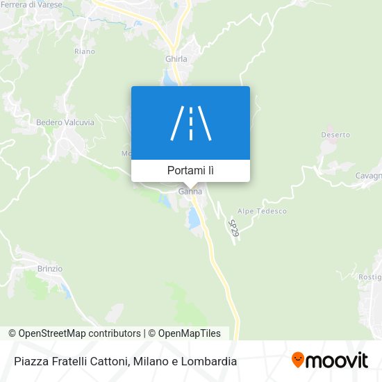 Mappa Piazza Fratelli Cattoni