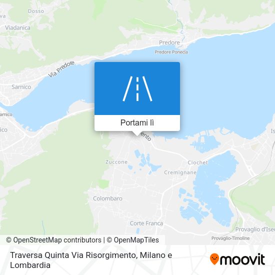 Mappa Traversa Quinta Via Risorgimento