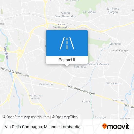 Mappa Via Della Campagna