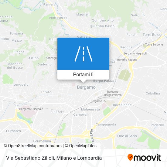 Mappa Via Sebastiano Zilioli