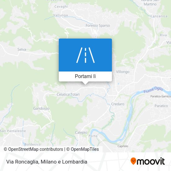Mappa Via Roncaglia