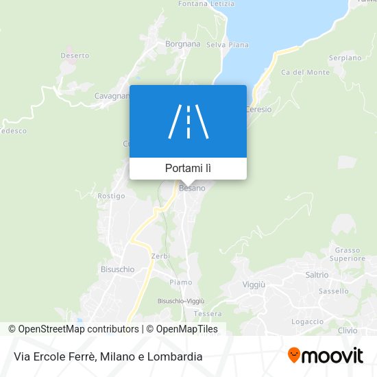 Mappa Via Ercole Ferrè