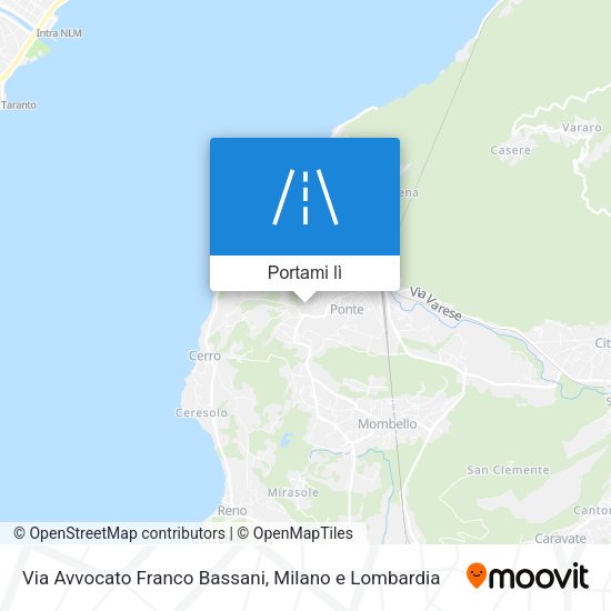 Mappa Via Avvocato Franco Bassani