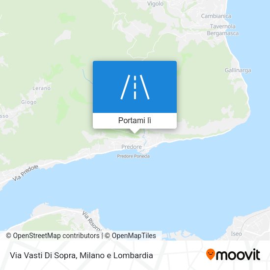 Mappa Via Vasti Di Sopra