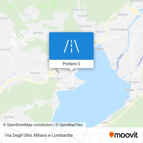 Mappa Via Degli Ulivi