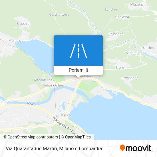 Mappa Via Quarantadue Martiri