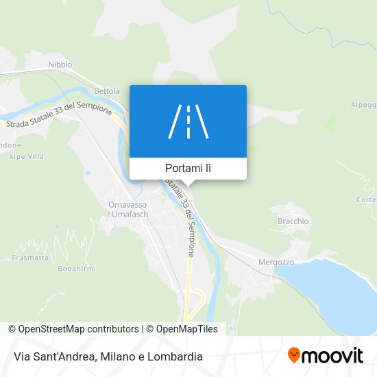 Mappa Via Sant'Andrea
