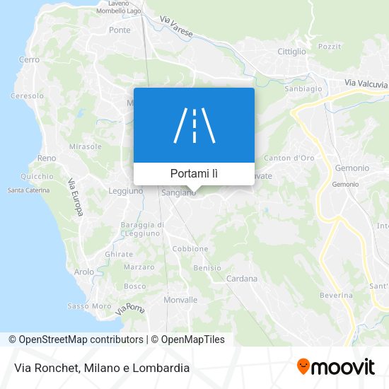Mappa Via Ronchet