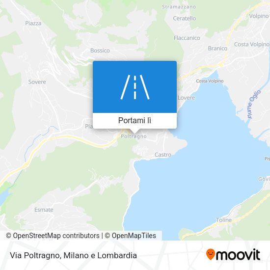 Mappa Via Poltragno