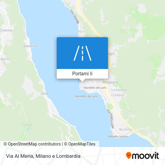 Mappa Via Al Meria