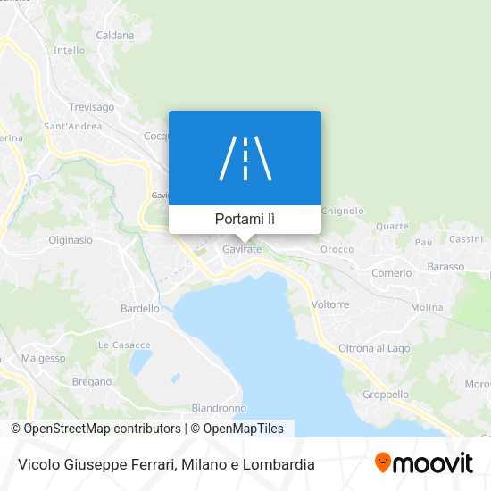 Mappa Vicolo Giuseppe Ferrari