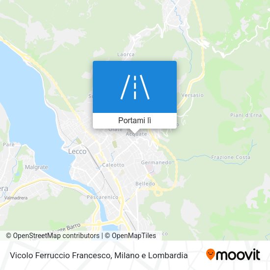 Mappa Vicolo Ferruccio Francesco