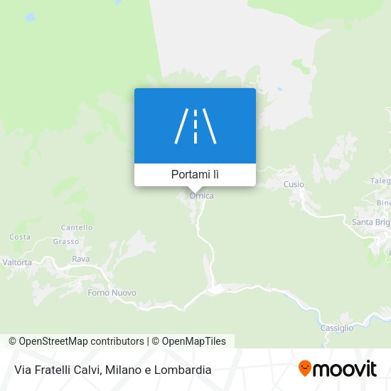 Mappa Via Fratelli Calvi