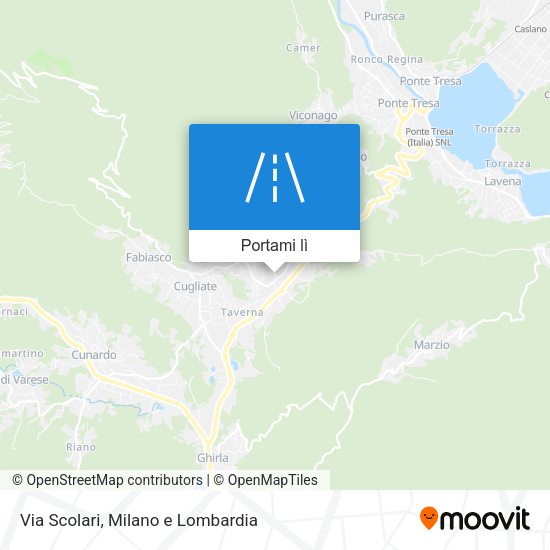 Mappa Via Scolari