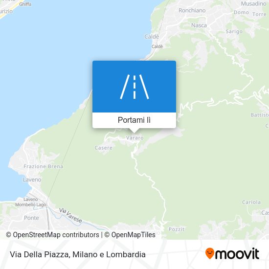 Mappa Via Della Piazza