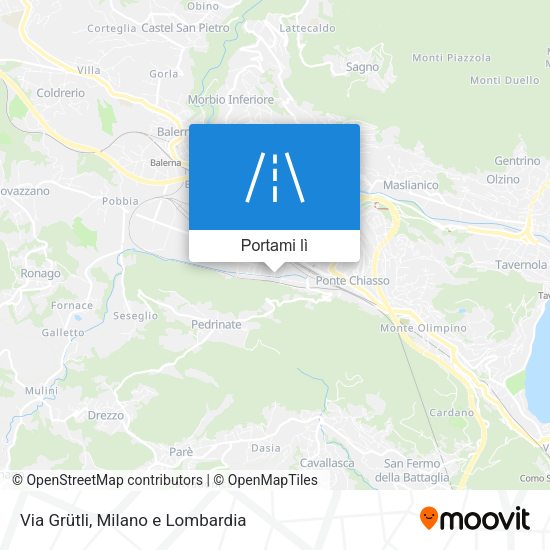 Mappa Via Grütli