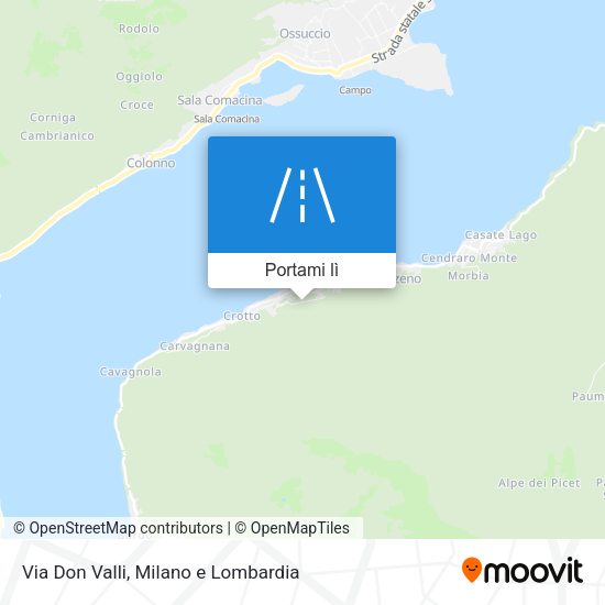 Mappa Via Don Valli