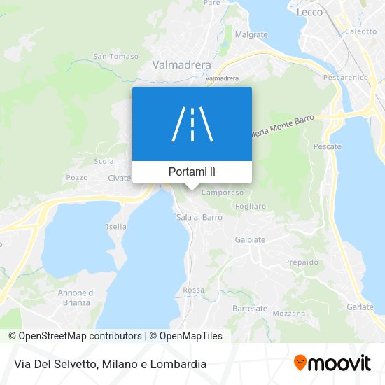Mappa Via Del Selvetto